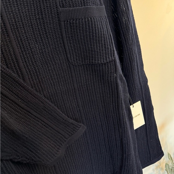 Aime Leon Dore Long Sleeve Mesh Knit Sweater Tee Navy Mens Large NWT - Picture 3 of 11